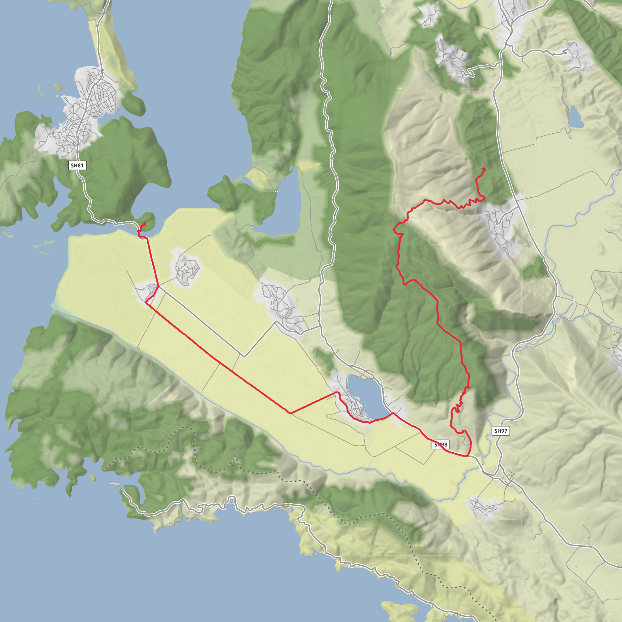 Ultra 4 Charity Albanian Mountains mobile static map