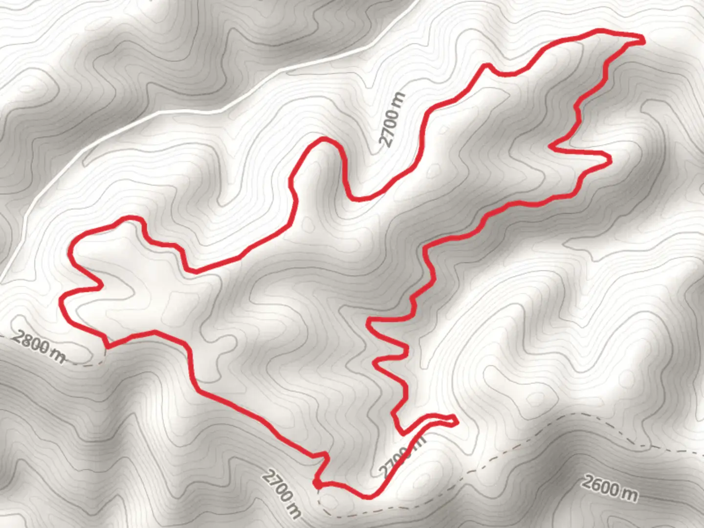 An image depicting the trail Dark Canyon Loop Trail and its surrounding area.