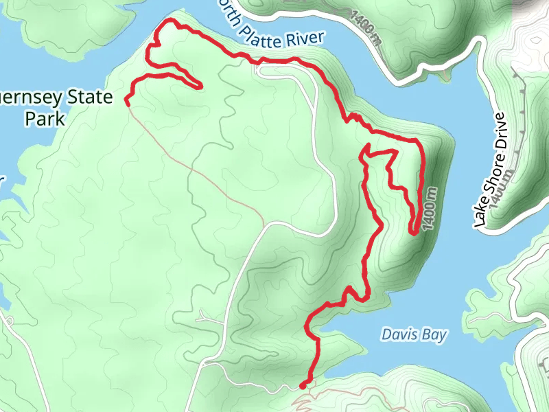 Lakeview Trail and North Bluff Trail