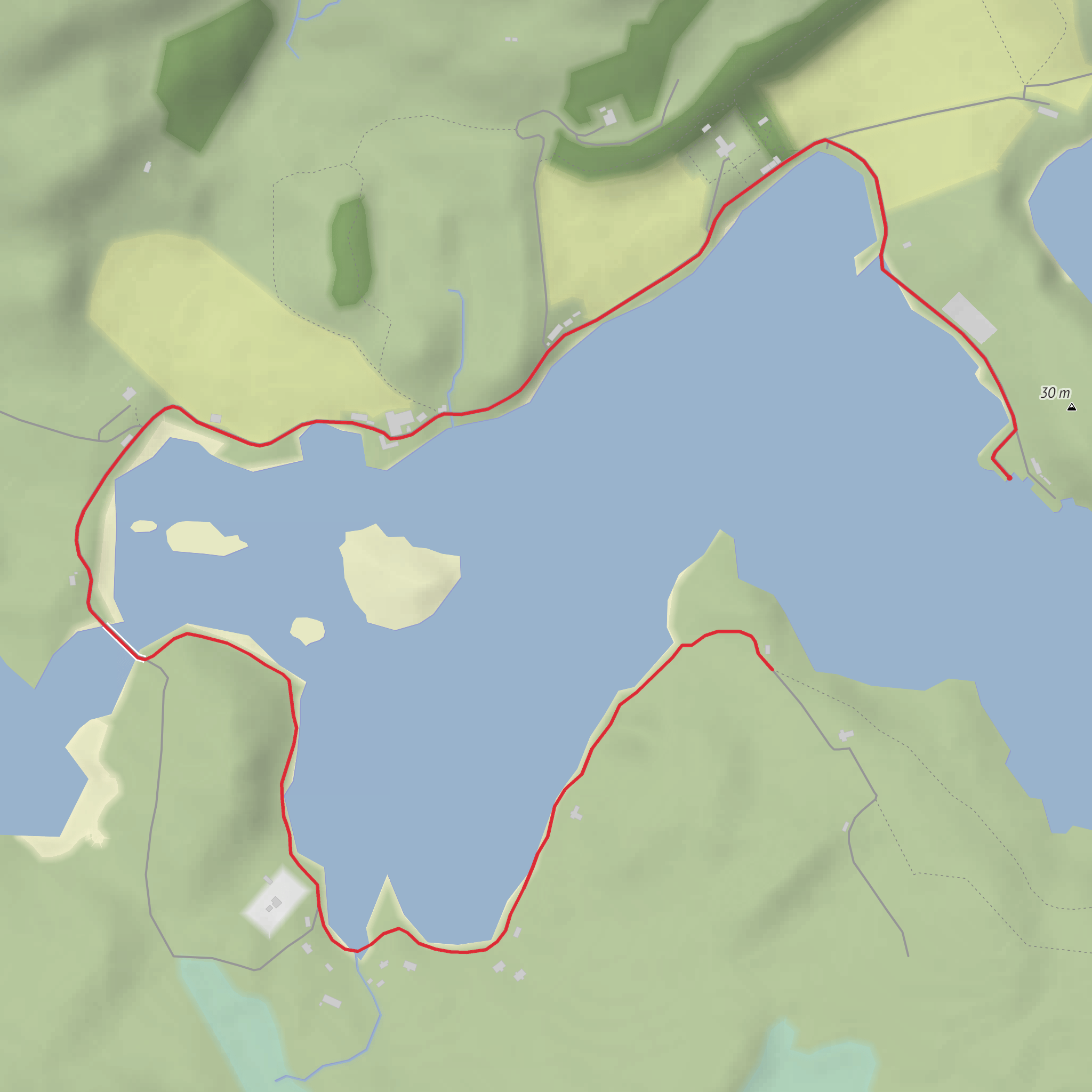 Canna Harbour and Shrine Memorial mobile static map