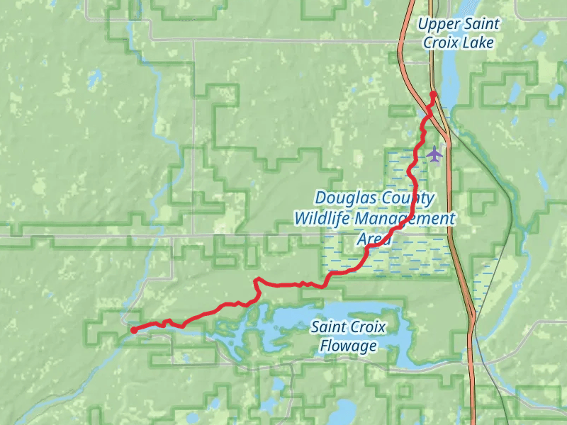 North Country Trail from South Mail Road