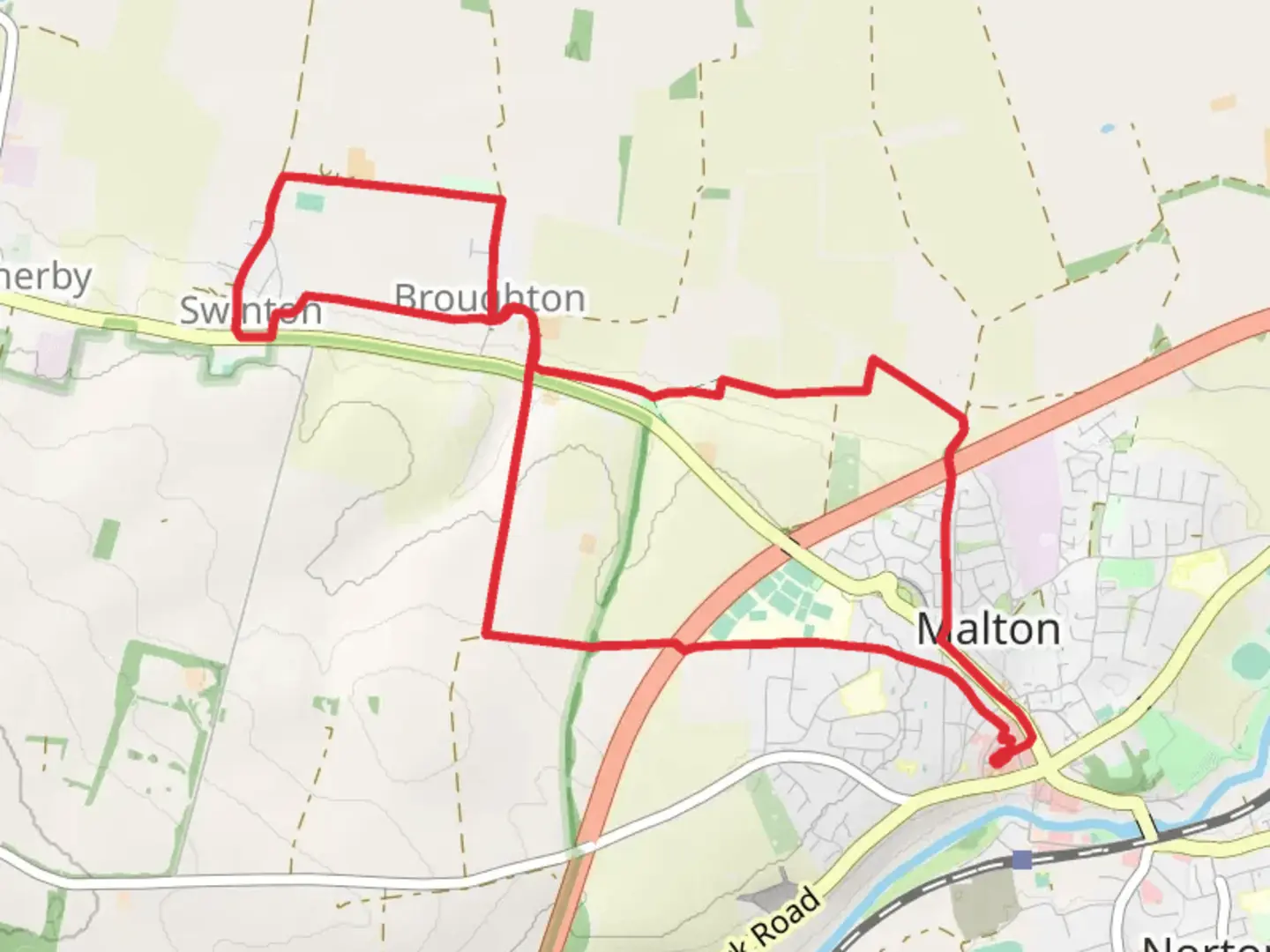 An image depicting the trail Broughton Loop and its surrounding area.