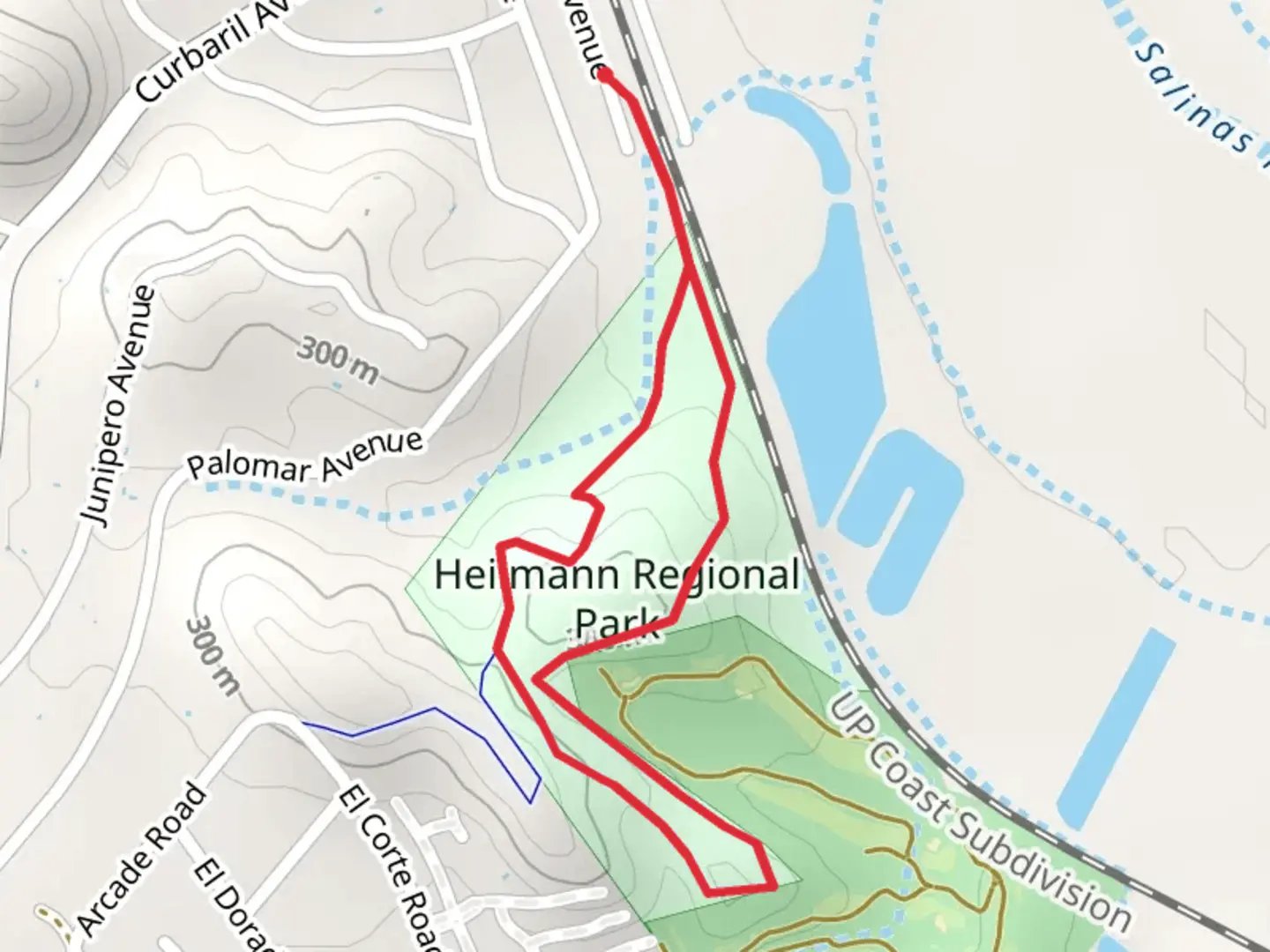 An image depicting the trail Jim Green Trail Loop and its surrounding area.