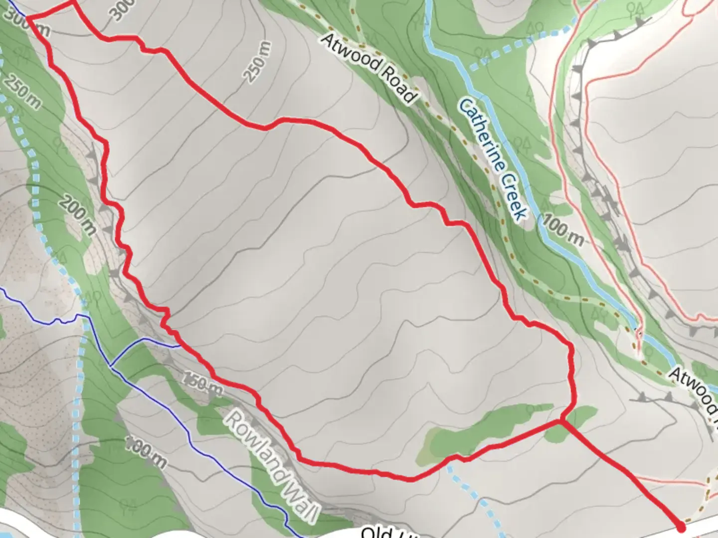 An image depicting the trail Bitterroot Loop Trail and its surrounding area.