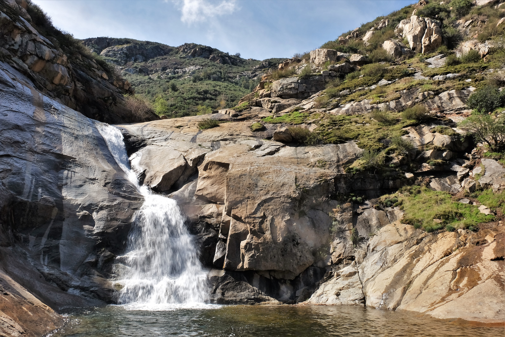 An image depicting the trail Three Sisters Falls Trail and its surrounding area.