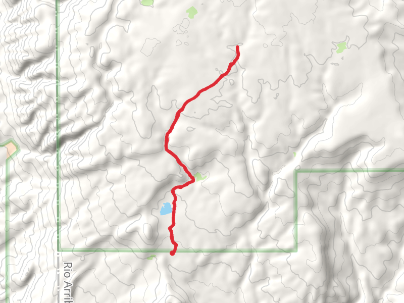 San Gregorio Reservoir - Las Vacas Trail