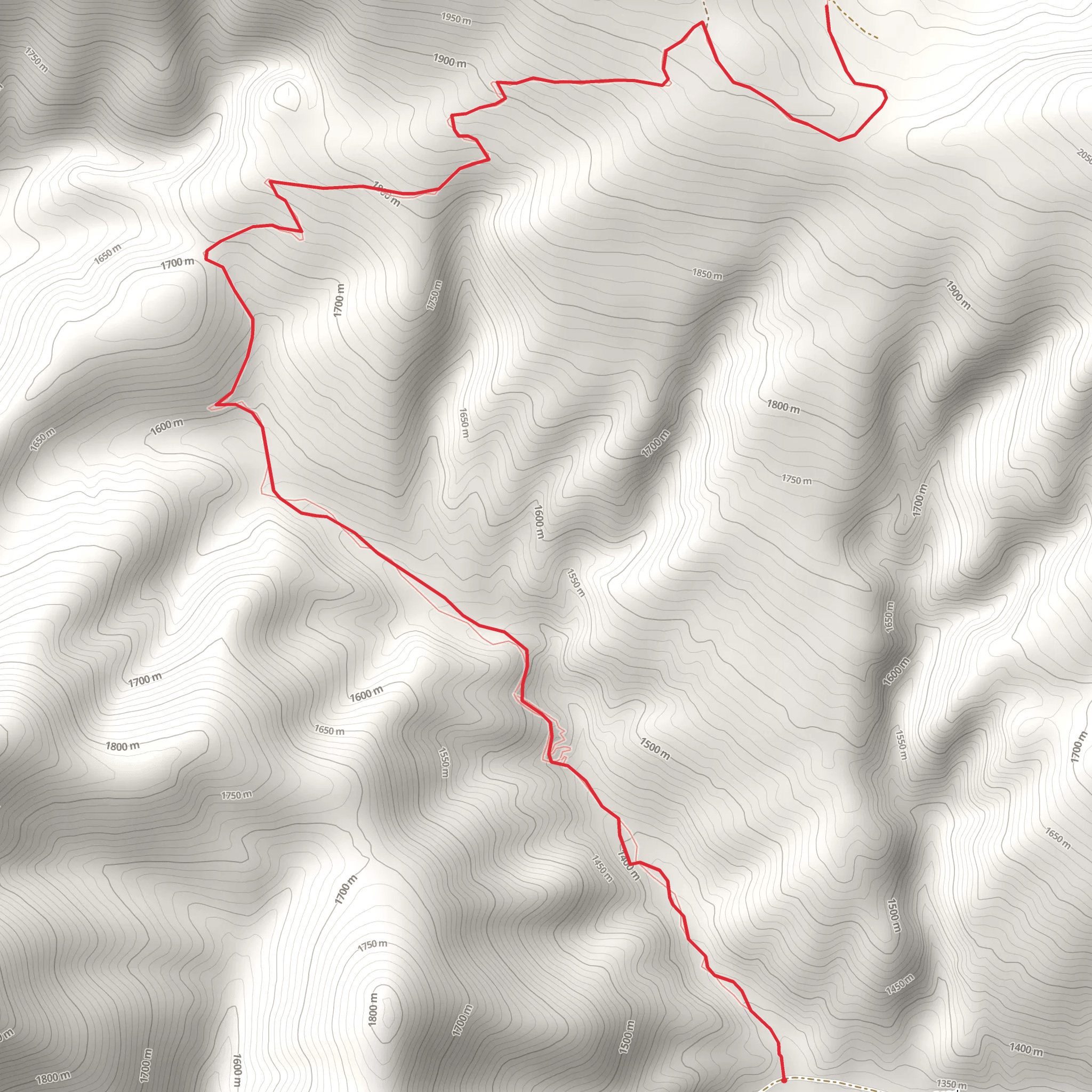 Beartrap Gulch mobile static map