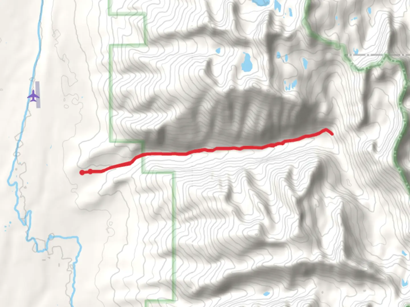 An image depicting the trail Walk along North Crow Creek and its surrounding area.