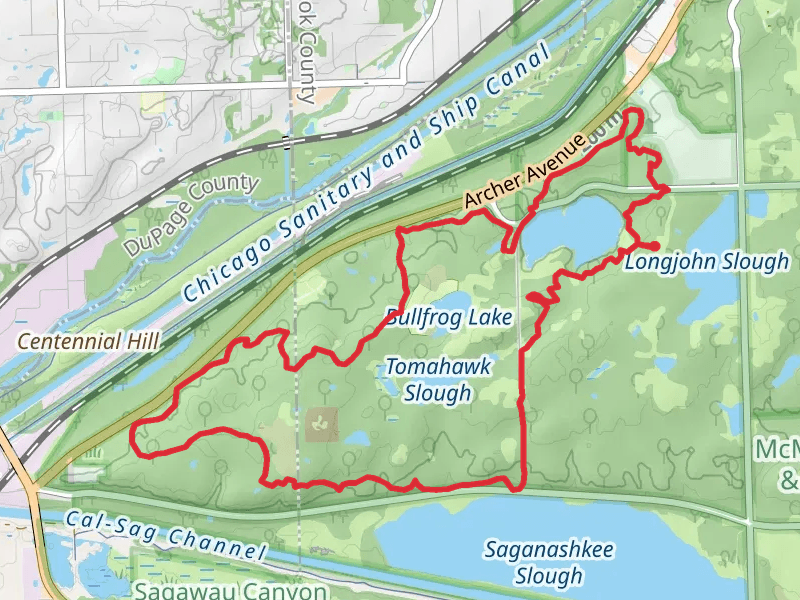 Maple Lake, Bullfrog Lake and Tomahawk Slough Loop