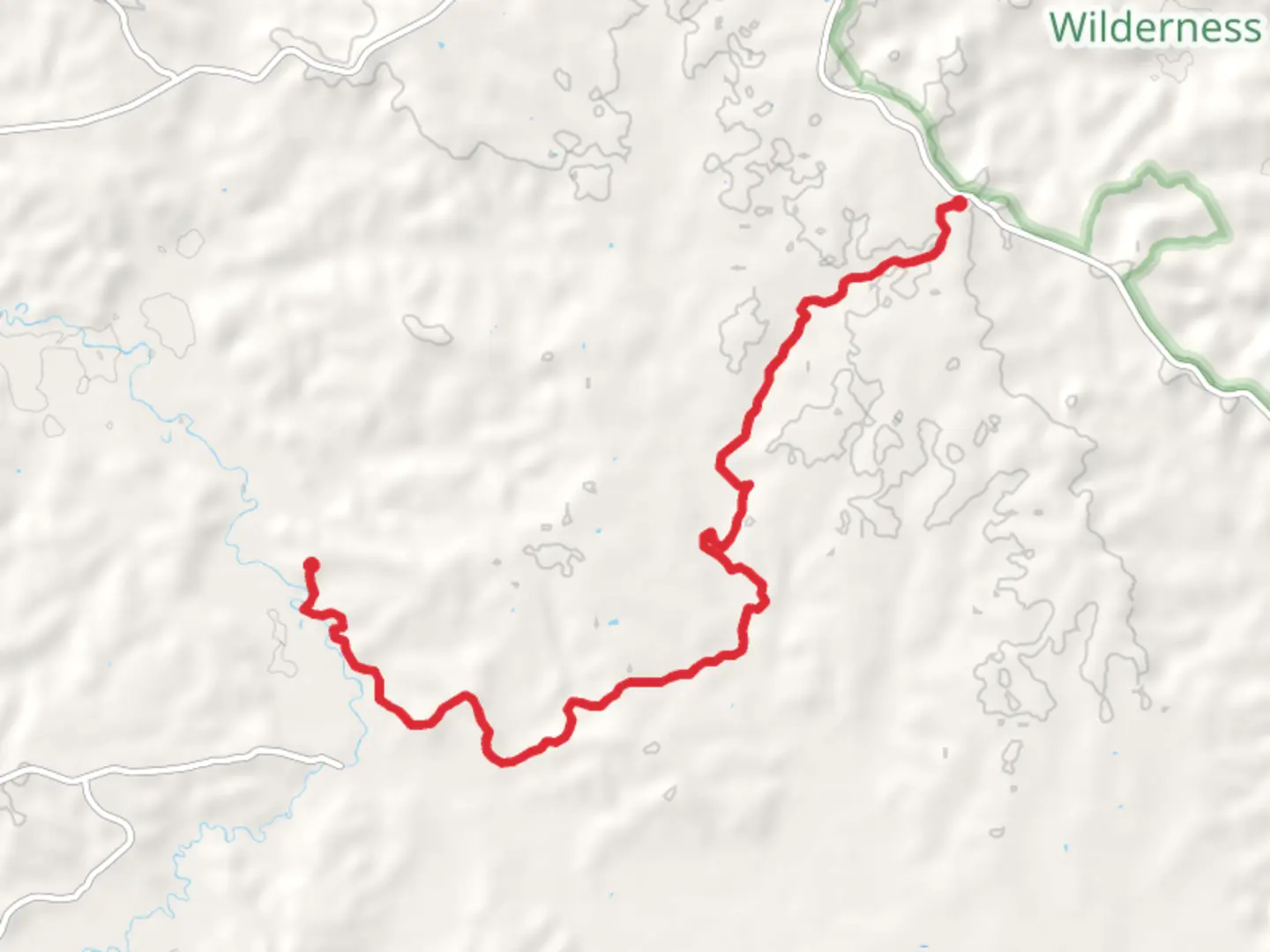 An image depicting the trail Caroline Dormon Trail from Longleaf Vista Road and its surrounding area.