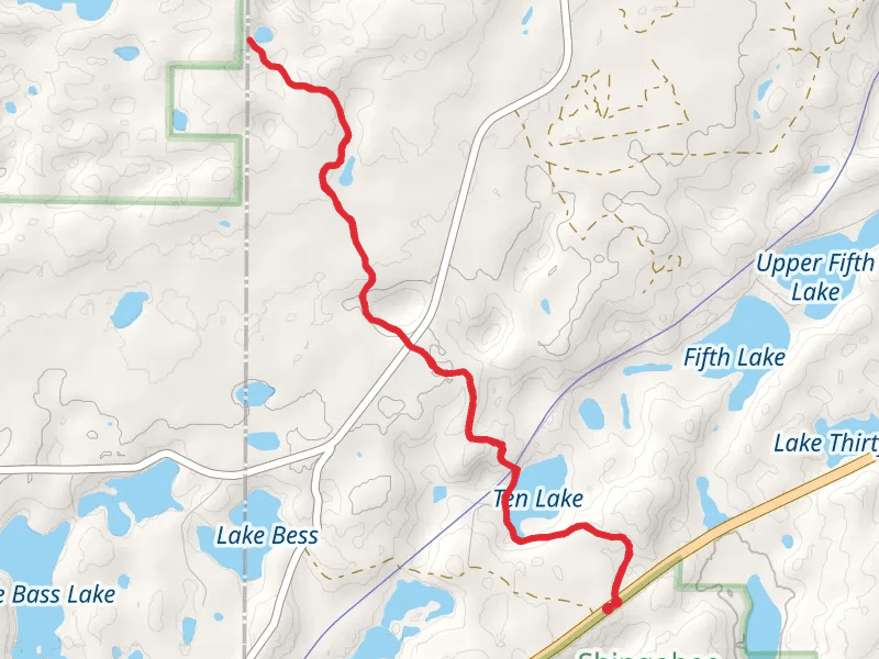 North Country Trail - Ten Lake