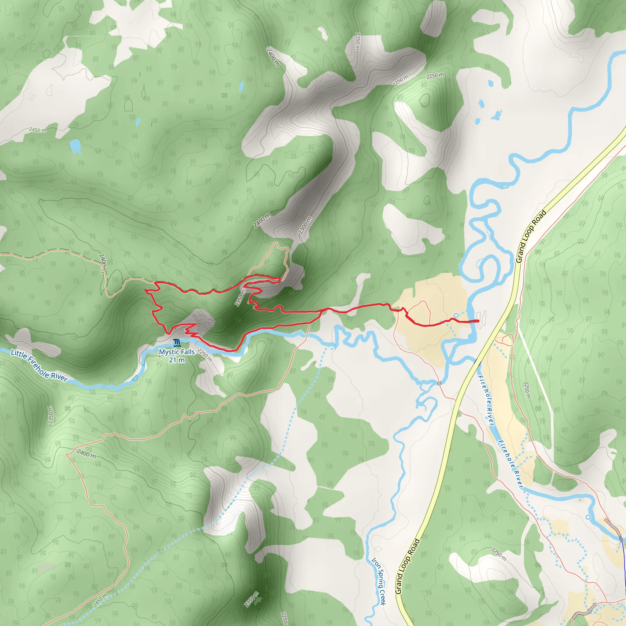 Mystic Falls Trail mobile static map