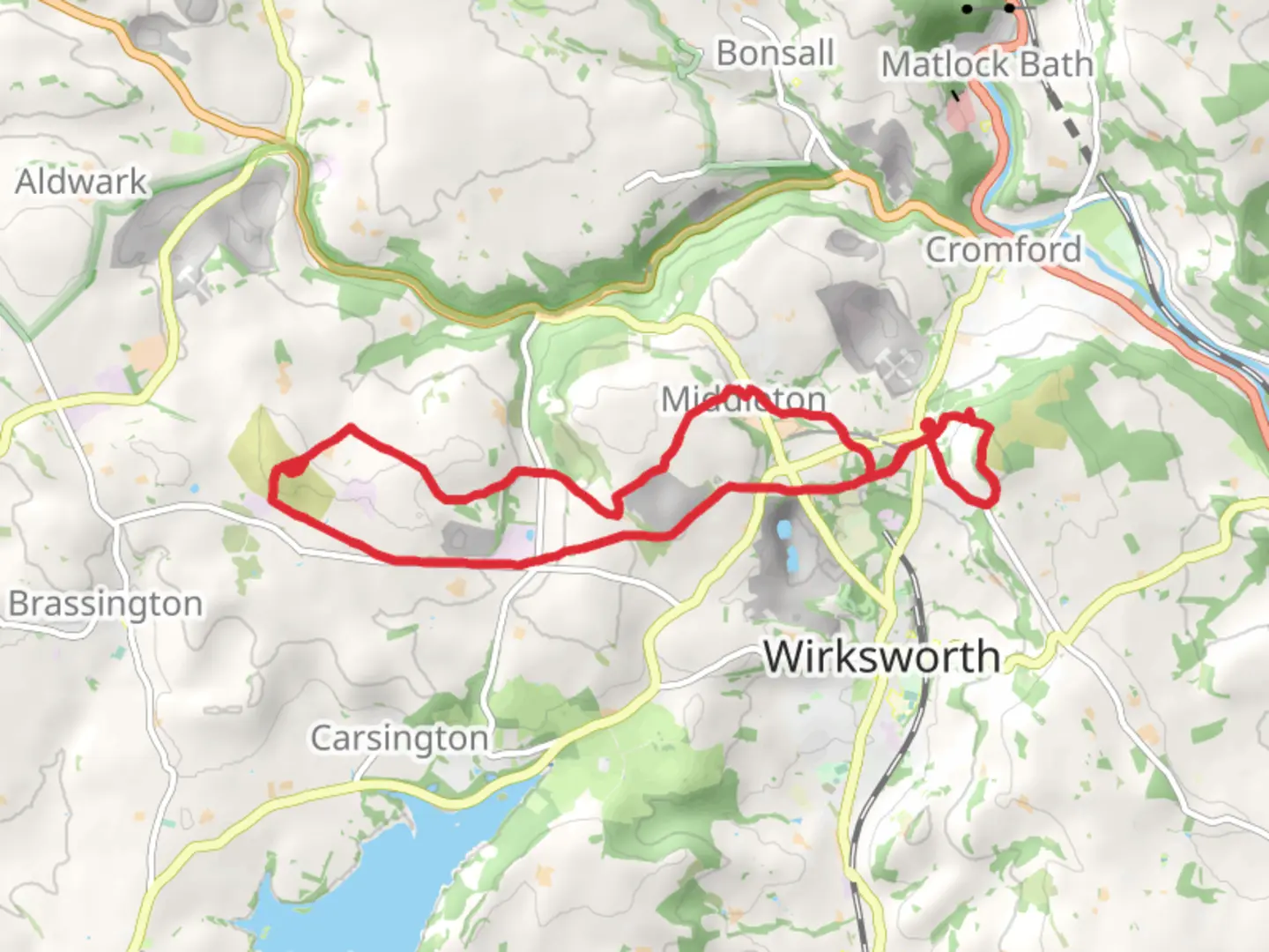 An image depicting the trail Harboro rocks and its surrounding area.