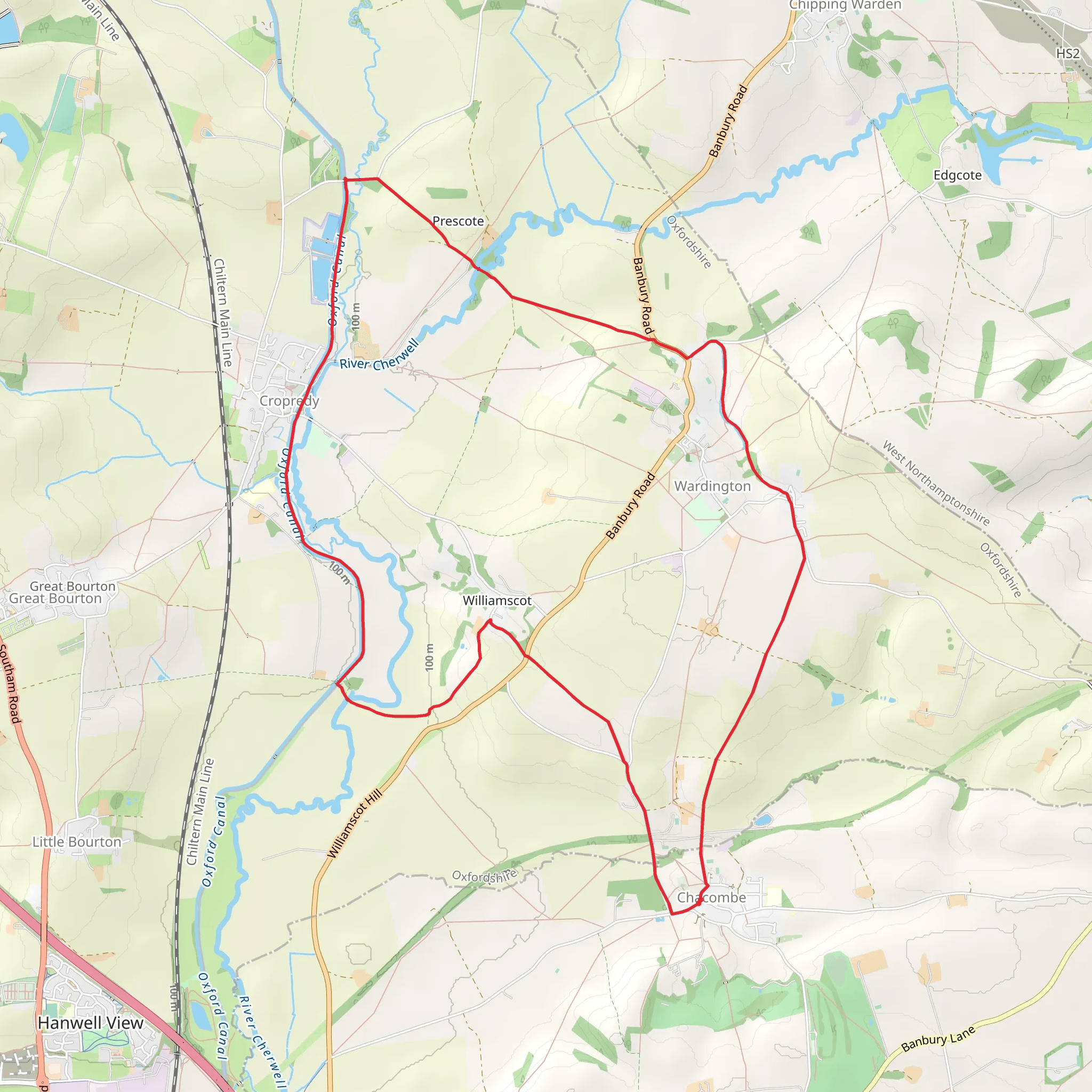 Wardington and Cropredy from Chacombe | West Northamptonshire | Englan