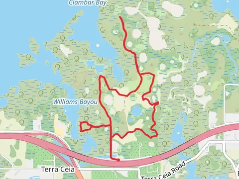 Williamd Bayou and Clambar Bay Loop
