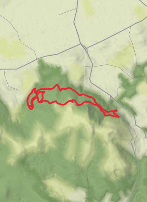 Ballyhoura MTB red mobile static map