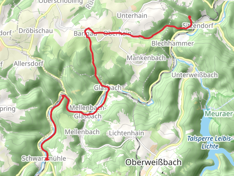 Schwarzmuhle to Sitzendorf Walk