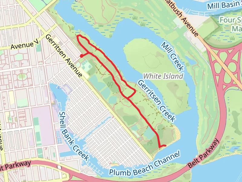 Red Trail via Gerritsen Creek