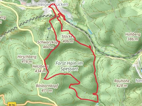 Kaltengrundsee from Heigenbruecken
