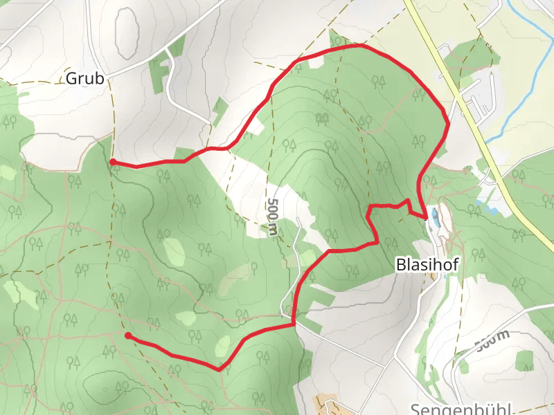 Waldmuseum and Steinbruchsee Horseshoe Walk via Fu04 Steinbruchseeweg