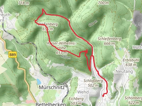Blößenberg and Kaiser-Wilhelms Hoehe Loop
