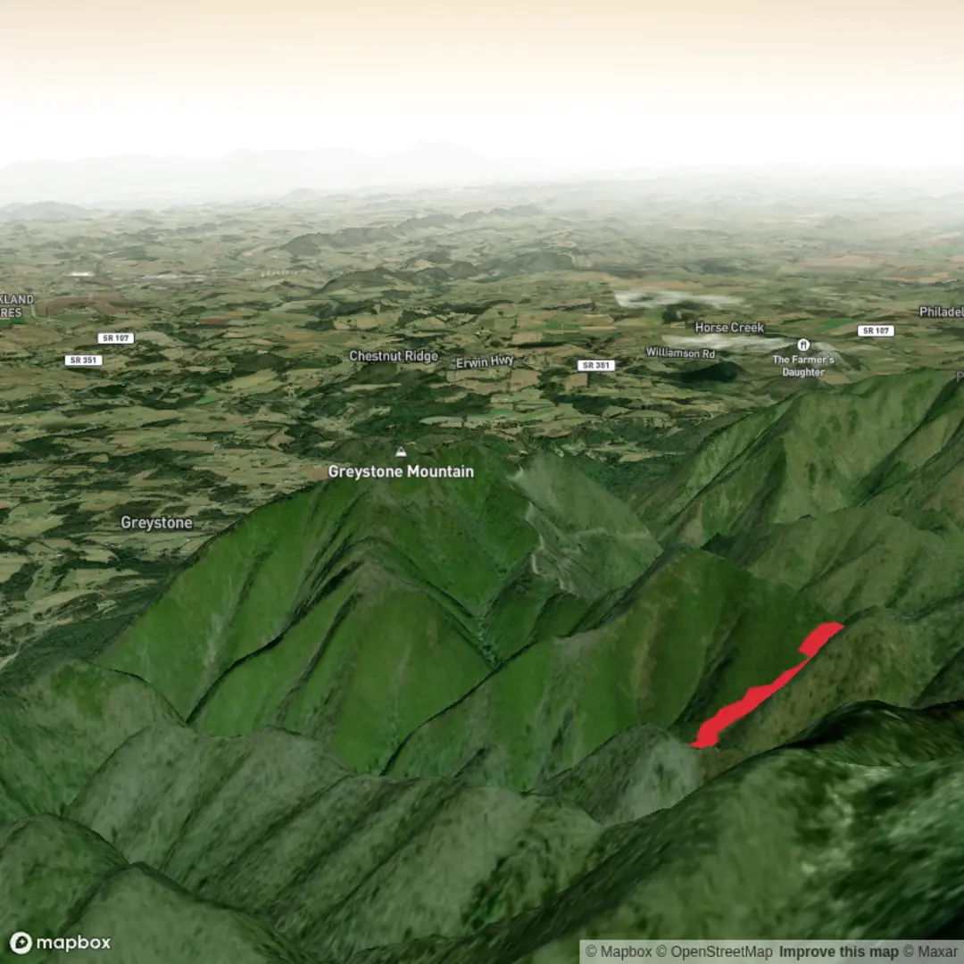 An image depicting the trail Marys Falls via Davis Creek Trail and its surrounding area.