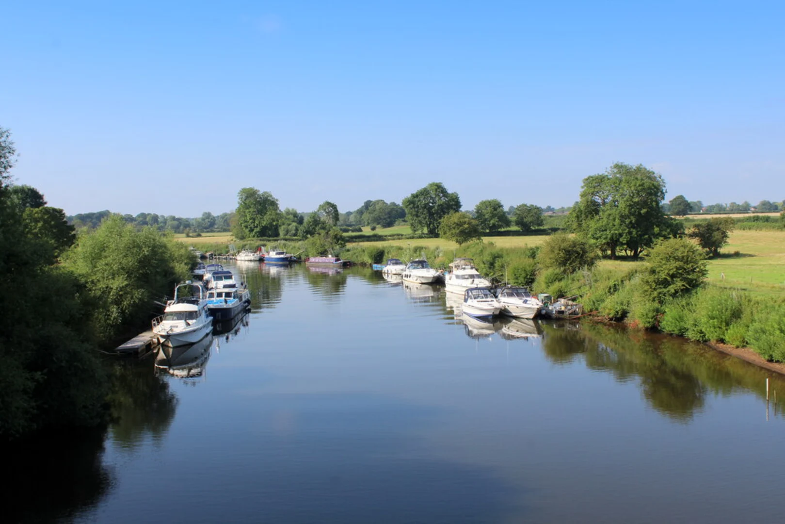 An image depicting the trail River Ouse Loop from The Millennium Bridge and its surrounding area.