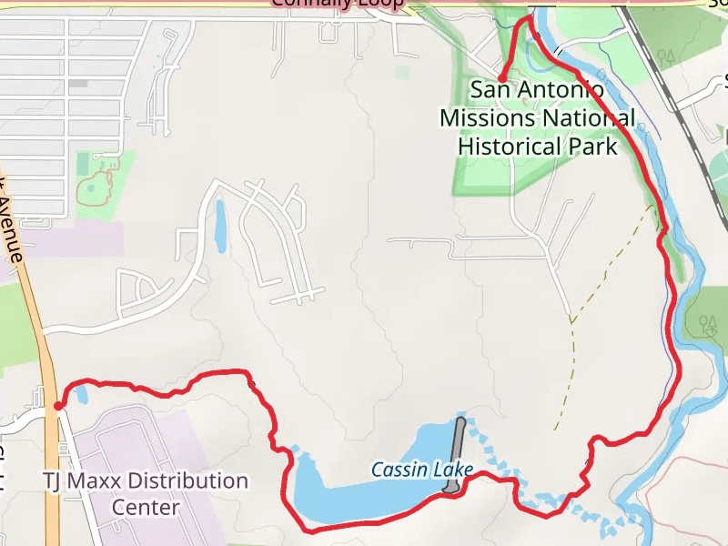 Cassin Lake and San Antonio River