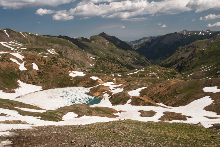 Hurricane Peak, California Pass and Lake Como