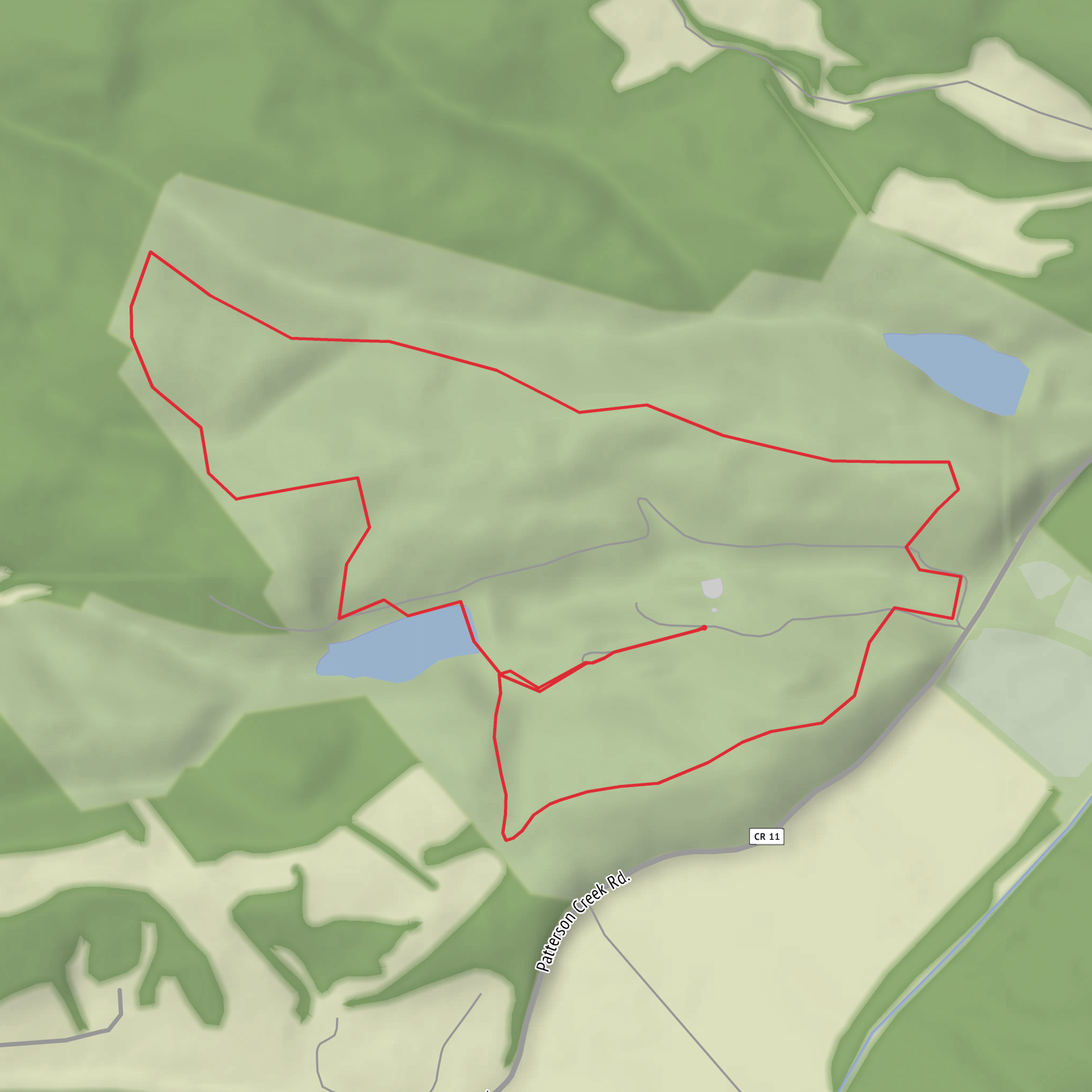 Larenim Park Loop mobile static map