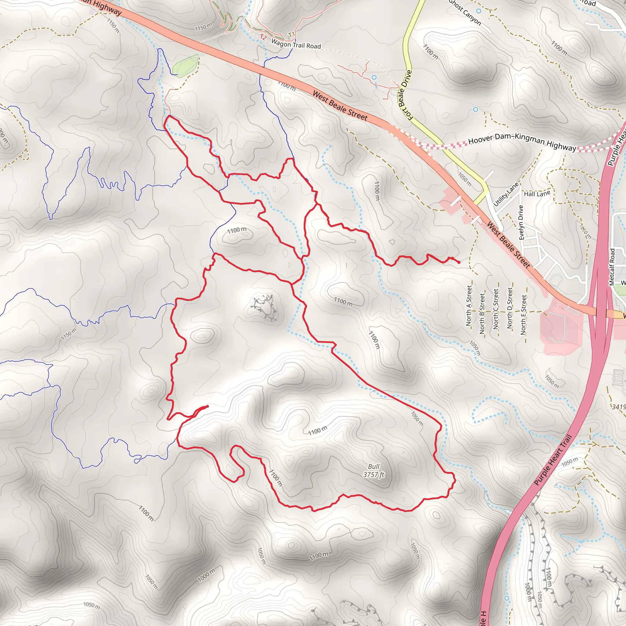 Monolith Gardens Loop mobile static map