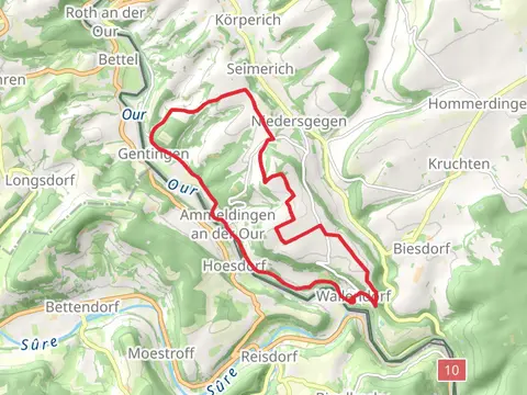 Wallendorf to Hahnenkopf Loop