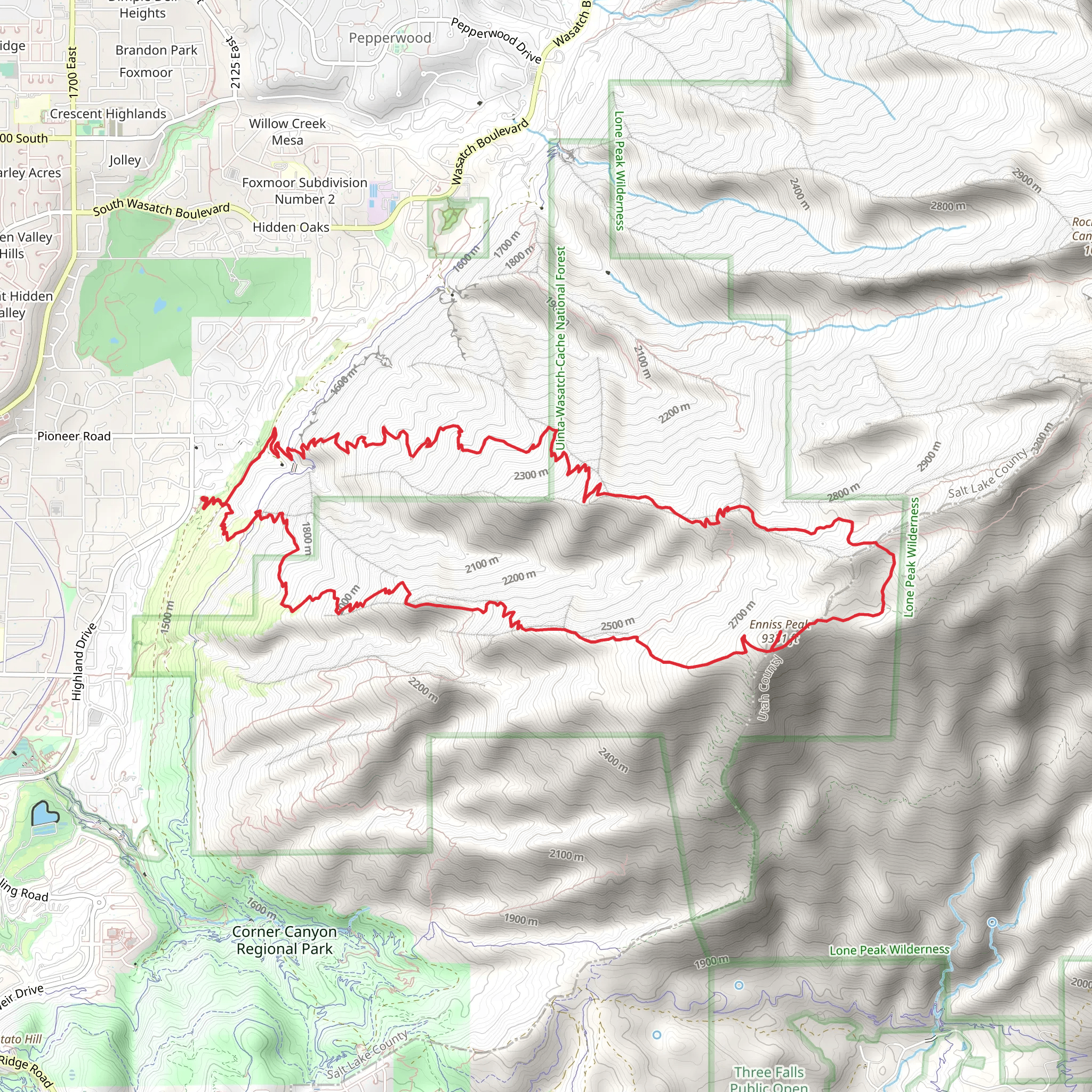 Cherry Canyon Logging Trail and Trail of the Eagle Loop | Salt Lake