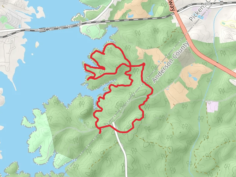 Loop around Pickens Bend from Seed Orchard Road