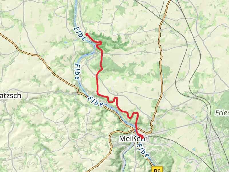 Meissen to Diesbar Seublitz Walk
