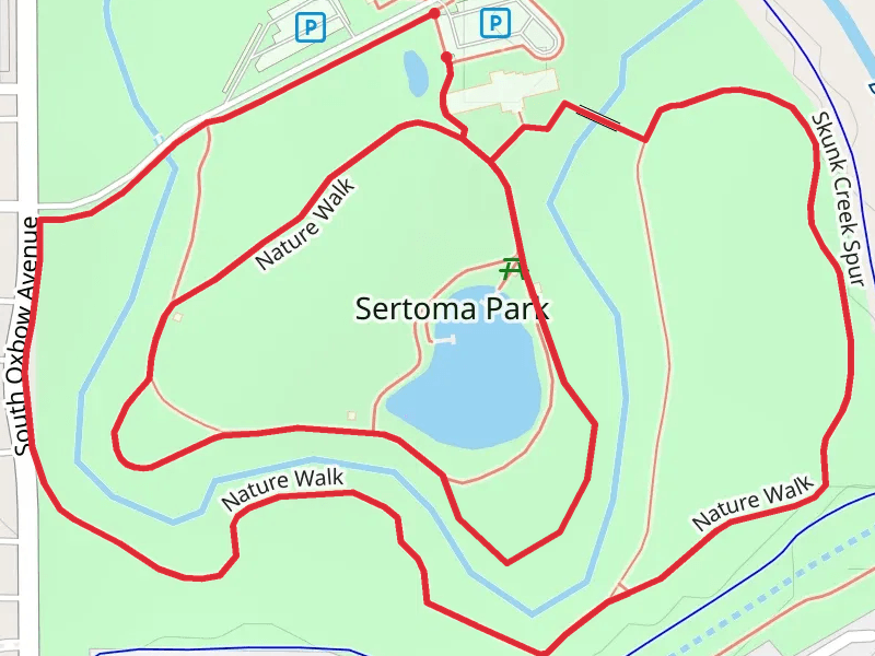 Sertoma Park Loop via Nature Walk