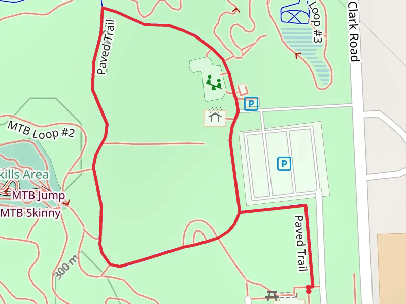 Settlers Park Paved Path Loop