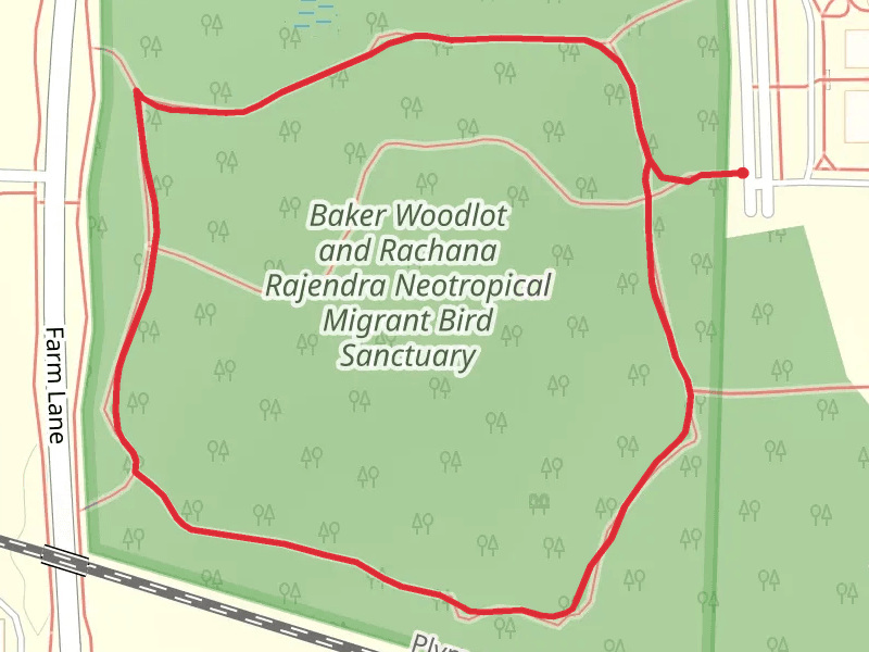 Baker Woodlot and Rachana Rajendra Neotropical Migrant Bird Sanctuary Loop