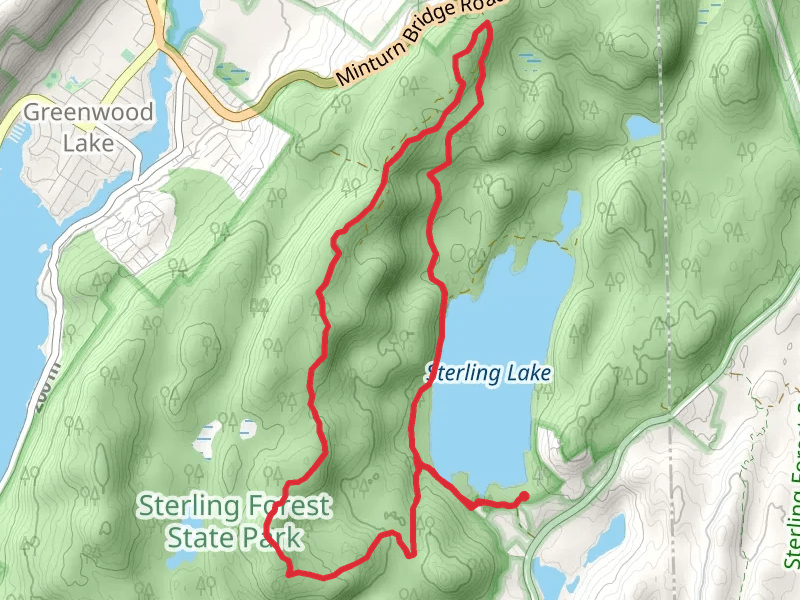 Sterling Valley Loop Trail via Sterling Lake