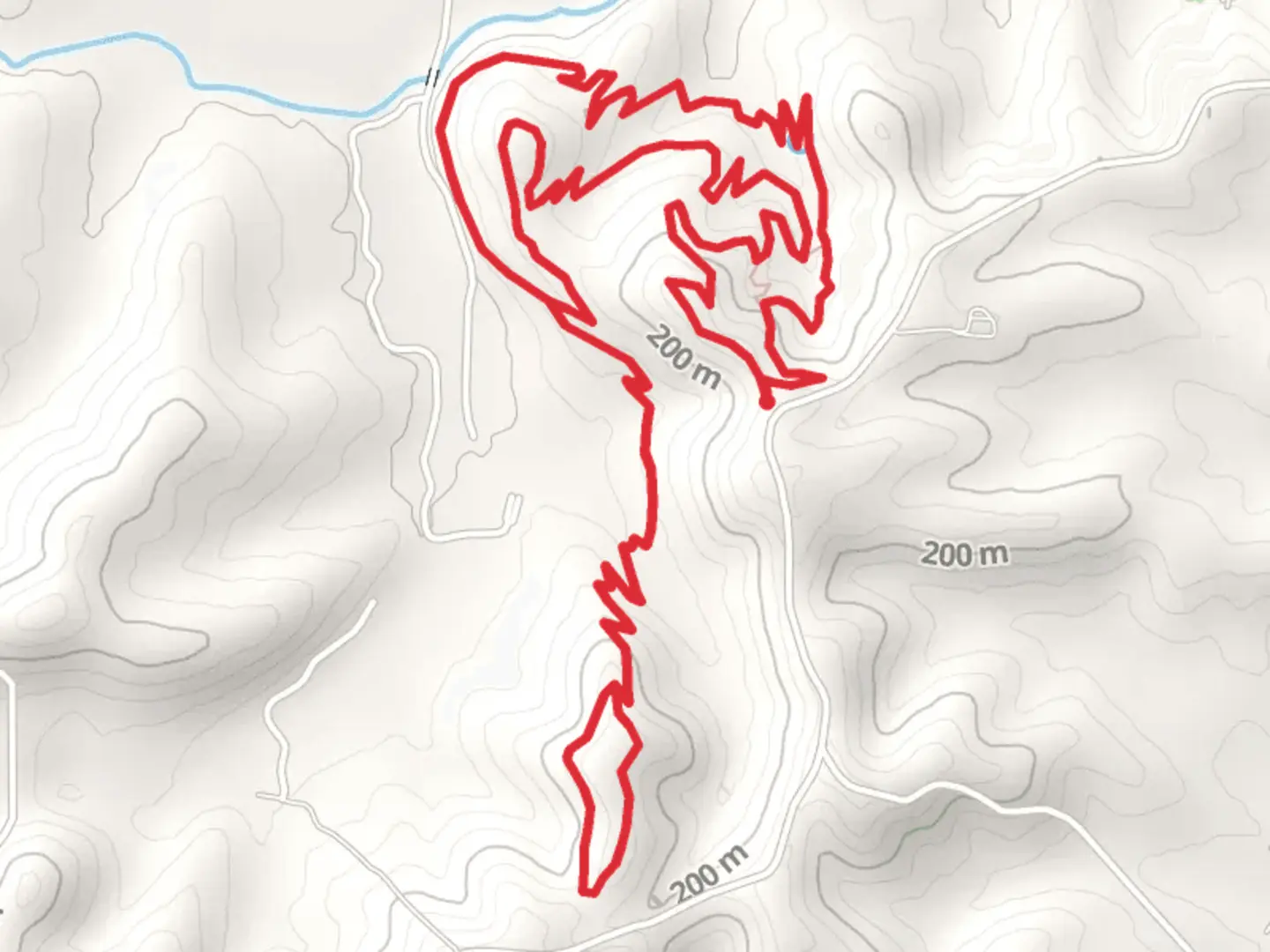 An image depicting the trail Matson Hill Road Loop - North and its surrounding area.