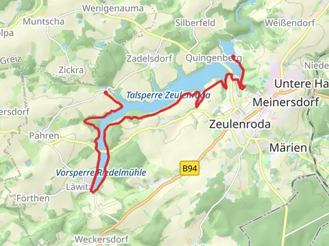 Talsperre Zeulenroda Shore Walk - Zeulenroda