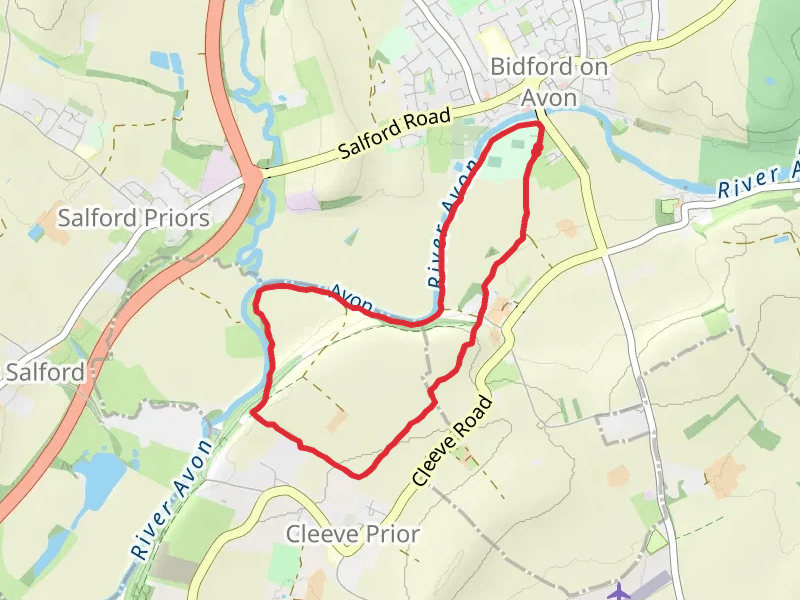 Hike on River Avon and Cleeve Prior from Bidford-on-Avon thumbnail