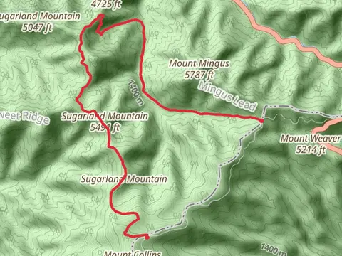 Sugarland Mountain Trail and Road Prong Trail