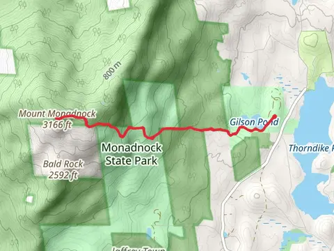 Gilson Pond and Mount Monadnock