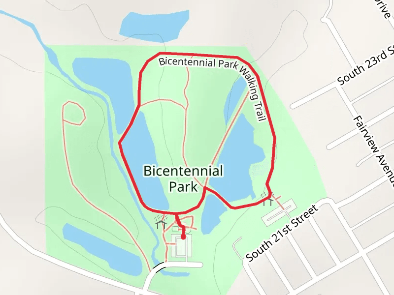 Bicentennial Park Lake Loop