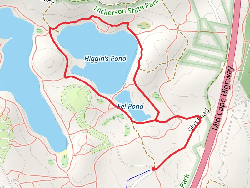 Higgins Pond and Eel Pond Loop Trail