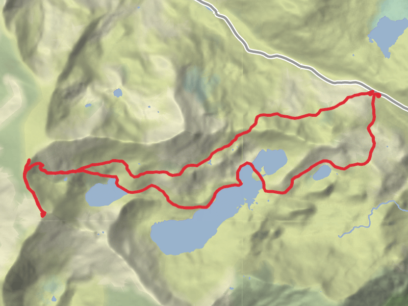 Hike on Snowdon by the Pyg and Miner's Tracks from Pen-y-pass thumbnail