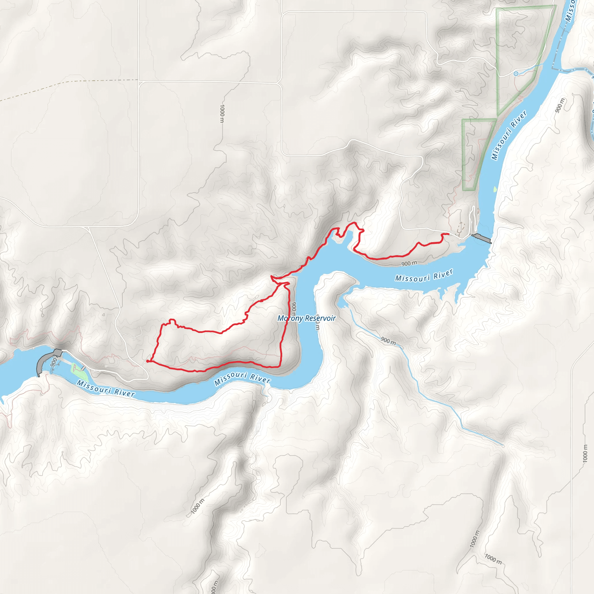 North Shore Rivers Edge East and West Loop mobile static map