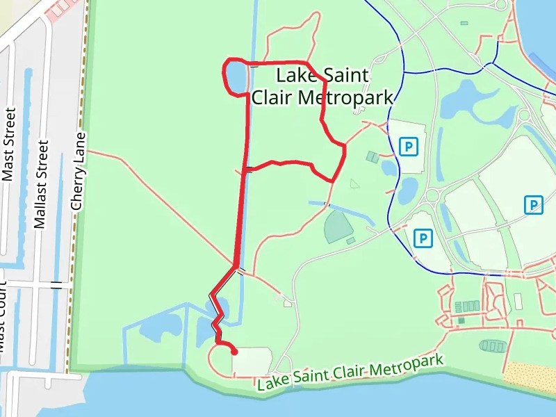 Main loop Trail - Lake St Clair Metropark