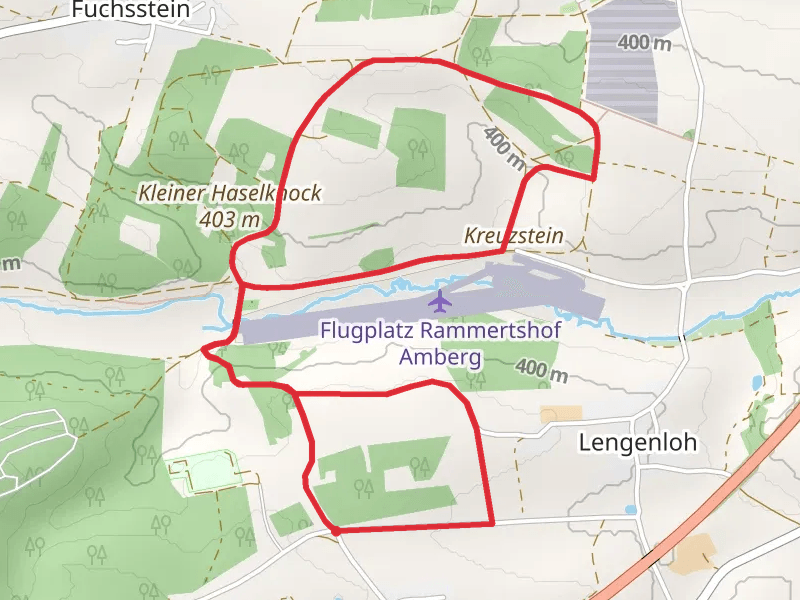 Flugplatz Rammertshof Amberg Loop